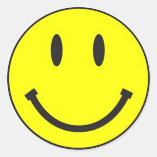 Sticker Rond Visage simple !