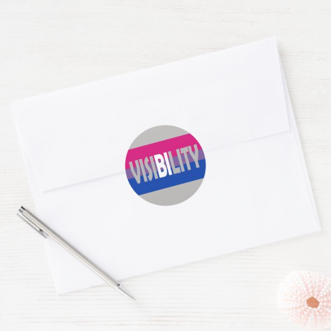 Sticker Rond Visibilté (Enveloppe)