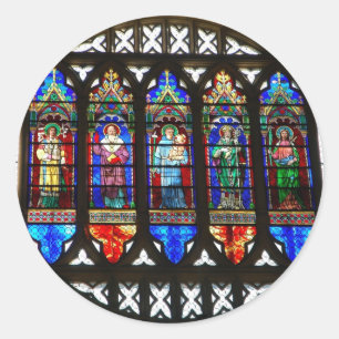 Sticker Rond Vitraux Saint Antoine