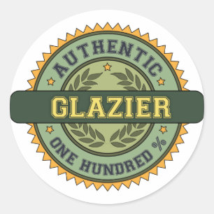 Sticker Rond Vitrier authentique