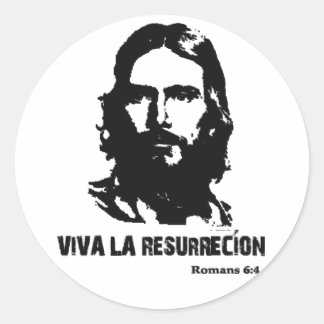 Sticker Rond Viva La Resurrecion