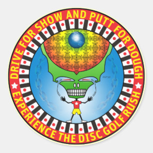 Sticker Rond Vivez La Ruée