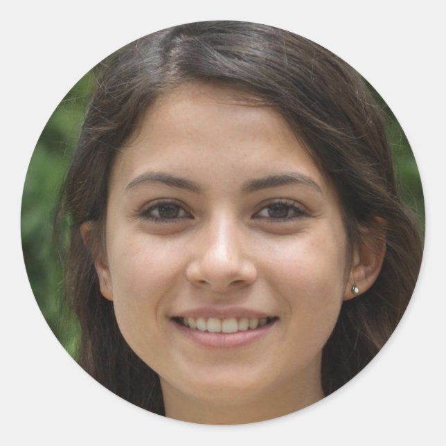 Sticker Rond Vivre dans le moment (Devant)