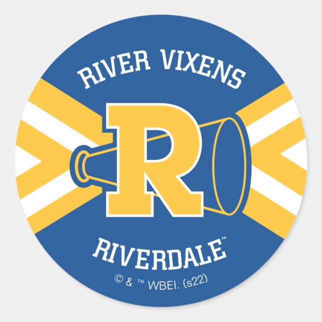 Sticker Rond Vixens Cheer Uniform (Devant)