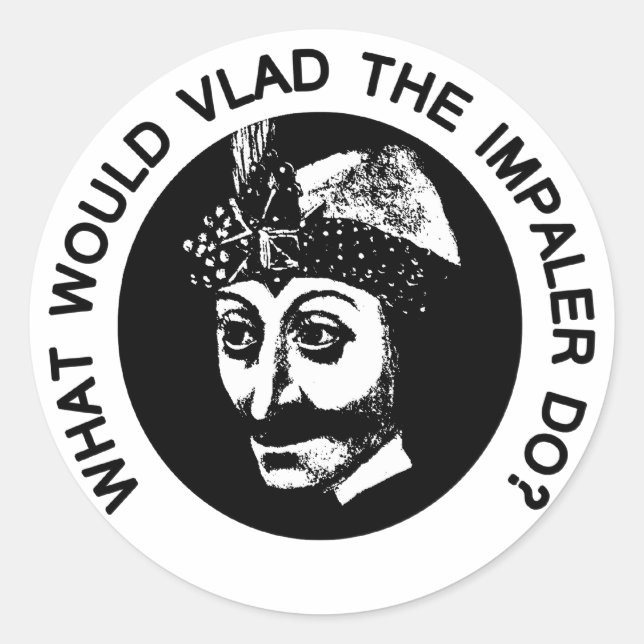 Sticker Rond Vlad (Devant)