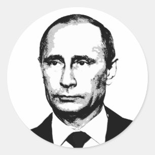Sticker Rond Vlad Poutine