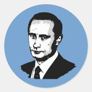 Sticker Rond Vladimir Poutine