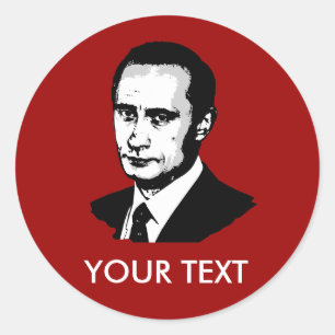 Sticker Rond Vladimir Poutine