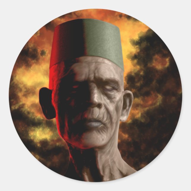 Sticker Rond "Vodun Bokor" par HATE (Devant)