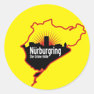 Sticker Rond Voie de course de Nurburgring Nordschleife,