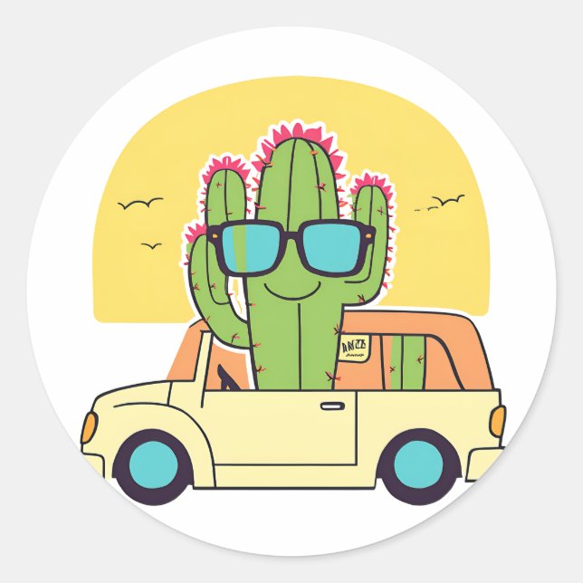 Sticker Rond Voiture (Devant)