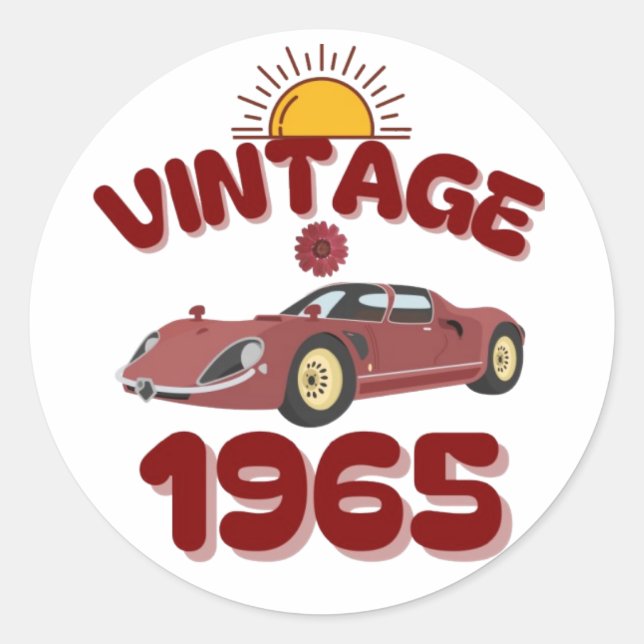 Sticker Rond voiture (Devant)