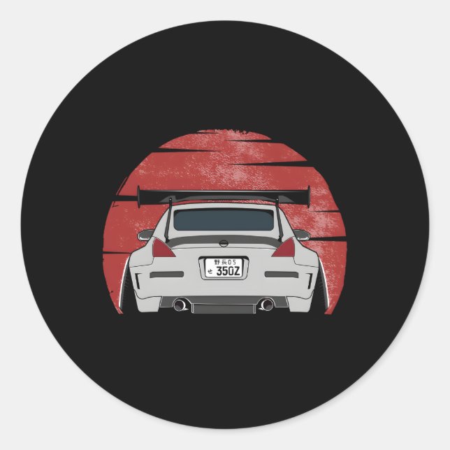 Sticker Rond Voiture Jdm-3 50Z (Devant)