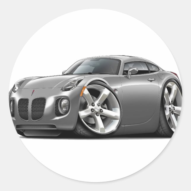 Sticker Rond Voiture Solstice Grey (Devant)