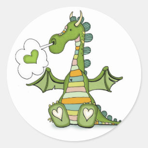 Sticker Rond vol25- bouffée d'amour