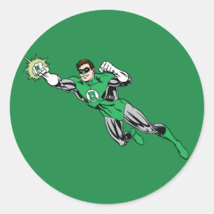 Sticker Rond Volée verte gauche 2