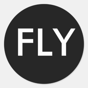 STICKER ROND VOLER