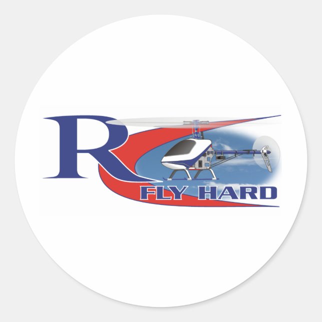 Sticker Rond Voler dur (Devant)
