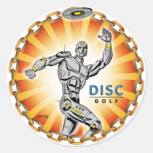 Sticker Rond Voleur de robot n° 2