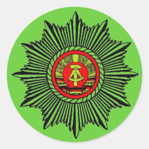 Sticker Rond Volkspolizei