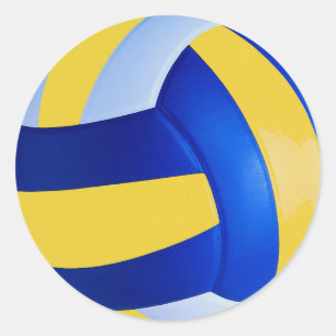 Sticker Rond Volley Ball