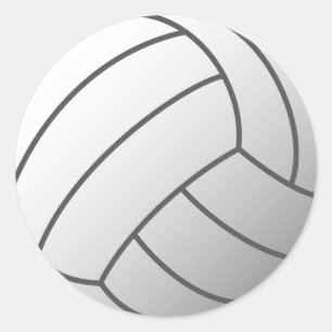 Sticker Rond Volley Ball