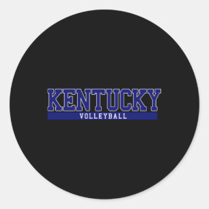 Sticker Rond Volley-ball du Kentucky