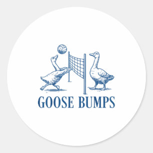 Sticker Rond Volleyball Chair de Poule
