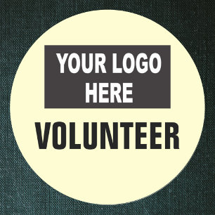 Sticker Rond Volontaire fait sur commande d'événement de logo