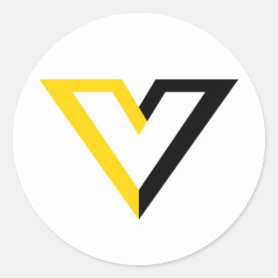 Sticker Rond Voluntaryist V