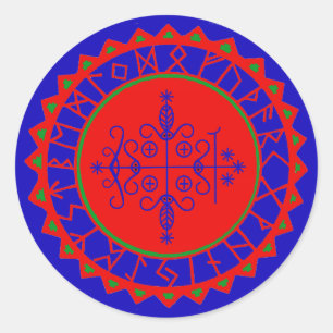 Sticker Rond VooDoo Magik - Papa Legba