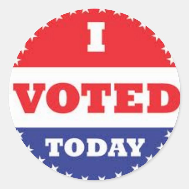 Sticker Rond vote (Devant)