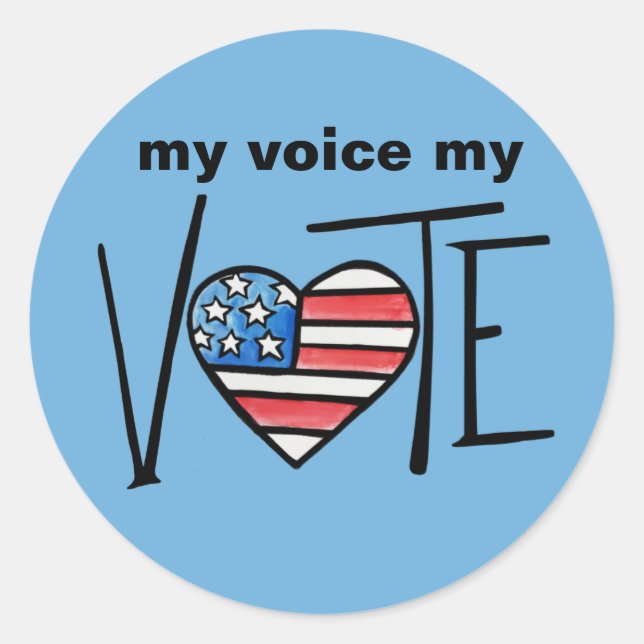 STICKER ROND VOTE (Devant)
