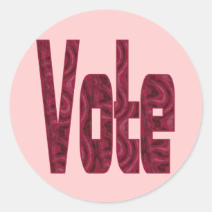 Sticker Rond vote