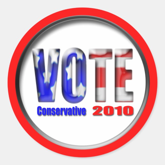 Sticker Rond Vote (Devant)