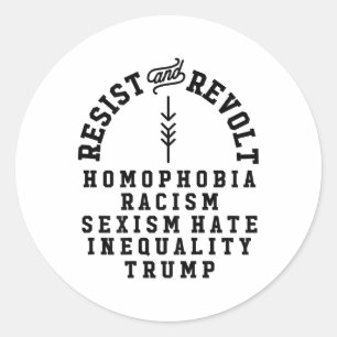 Sticker Rond Vote Biden Harris Élection 2020 Supprimer Donald T