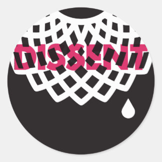 Sticker Rond Vote de l'opposition RBG