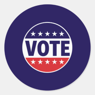 Sticker Rond VOTE — Faites entendre votre voix