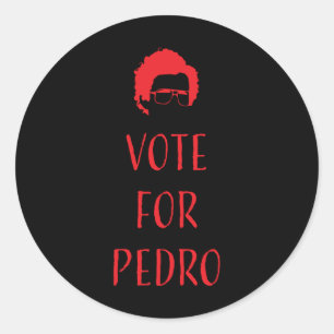Sticker Rond Vote Pour Pedro - Napoleon Dynamite