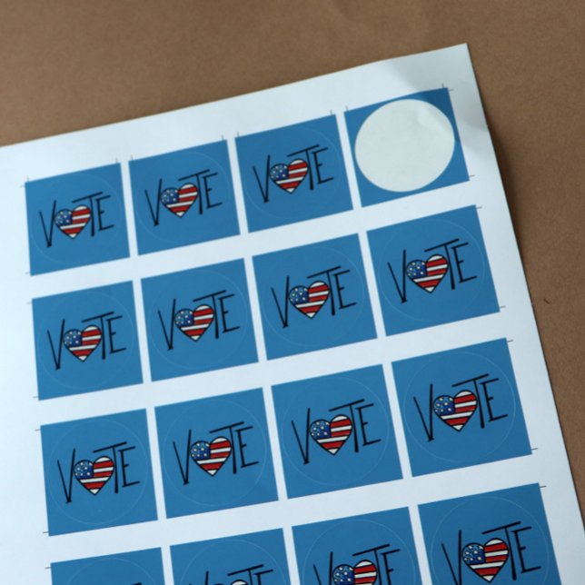 STICKER ROND VOTER (Créateur téléchargé)