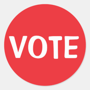 STICKER ROND VOTER