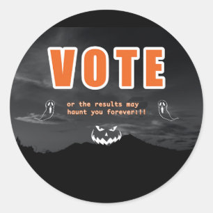 Sticker Rond Voter Des Tactiques Peur