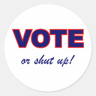 Sticker Rond Voter ou fermer