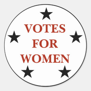 Sticker Rond Votes pour la conception du suffrage historique po