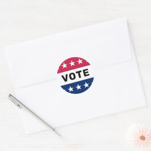 Sticker Rond Votez élection présidentielle américaine 2024 Patr