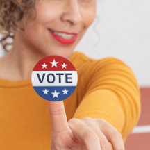 Votez élection rouge et bleue