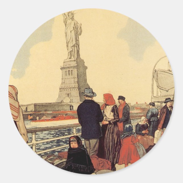 Sticker Rond "Votre devoir" - 2e prêt Liberty (Devant)