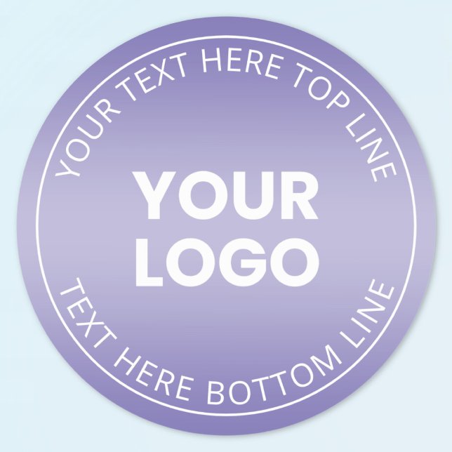 Sticker Rond Votre logo avec modification de n'importe quelle c (Créateur téléchargé)