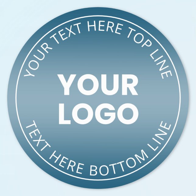 Sticker Rond Votre logo avec modification de n'importe quelle c (Créateur téléchargé)