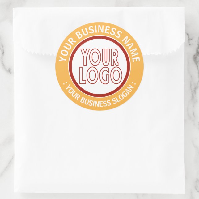Sticker Rond Votre logo d'entreprise (Sac)